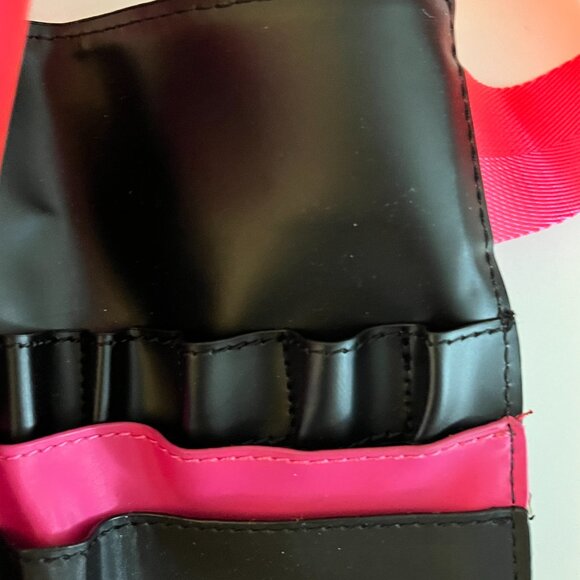 Kendall & Kylie Makeup Artist Brush Belt Holder Black Pink Adjustable Strap - Picture 6 of 11